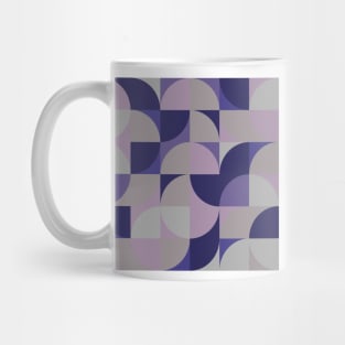 Modern Geometric (Eggplant) Mug